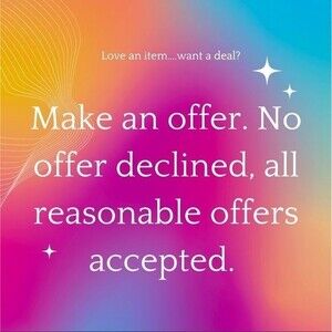 Like something..make an offer.